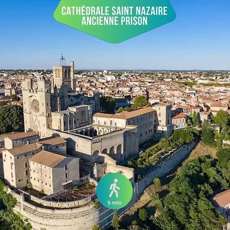 Coucher De Soleil, Confort, Clim Wifi, Centre Ville, Coin Bureau * Béziers