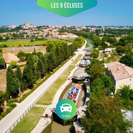 Coucher De Soleil, Confort, Clim Wifi, Centre Ville, Coin Bureau * Béziers